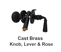 QCAA Solid Brass Storm Door Latch, Oil Rubbed