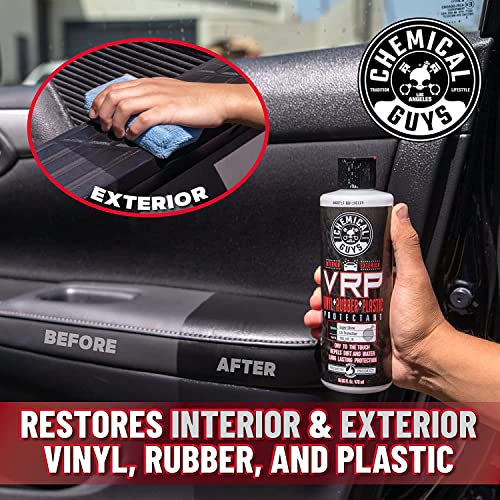 Chemical Guys V.R.P. Vinyl, Rubber And Plastic Super Shine And Protectant, Safe for Cars, Trucks, SUVs, Motorcycles, RVs & More, 473 ml