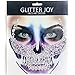 Leoars Full Face Gems Jewels, Halloween Temporary Face Tattoos, Rhinestone Face Jewels Tattoo Stickers, Crystals Body Gems Stick on Face for Festival Rave Party Outfit