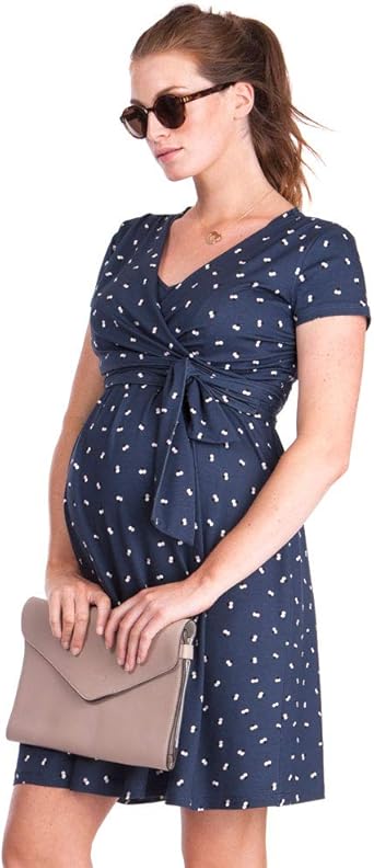 maternity nursing wrap dress