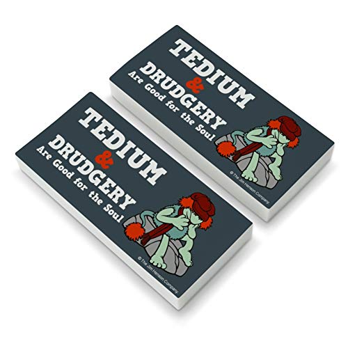 Tedium and Drudgery are Good for The Soul Boober Fraggle Rock Eraser Set of 2