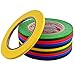10 Pieces 5 mm Width Graphic Chart Tape, Nydotd Colored Whiteboard Grid Marking Tapes Self Adhesive Artist Tape Dry Erase Gridding Tape for Decor Craft Office Marking, 5 Colors
