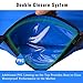 KastKing Dry Bags,100% Waterproof Storage Bags,Military Grade Construction for Swimming,Kayaking,Boating,Hiking,Camping,Fishing, Biking,Skiing,Blue,30L