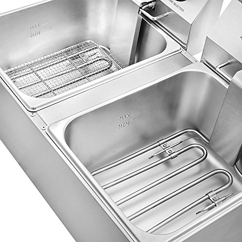 Chef's Supreme - 220v 20 lbs. Countertop Fryer w/ 2 Baskets - Thumbnail 4