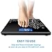 400lb / 180kg Digital Body Weight Bathroom Scale with Step-On Technology and Tempered Right Angle Glass Balance Platform…