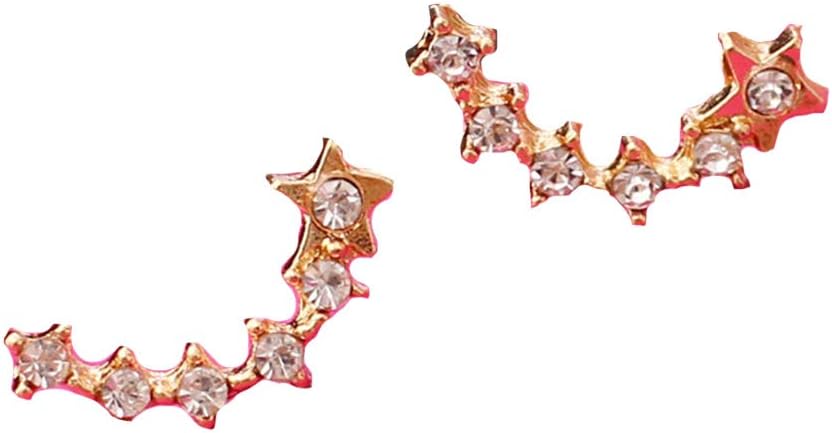 DWTTW Pentagram Starry Long Personality Tide Female Jewelry Earrings Earrings