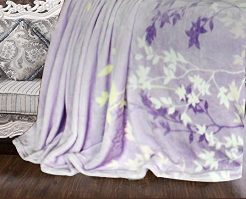Microfiber Flannel Throw Blanket, for Traveling, Hiking, Camping , TV, Cabin, Couch, Bedcover. 60"Wx80"H , Silky Mink Cozy, Lightweight, Warm. Home Fashion