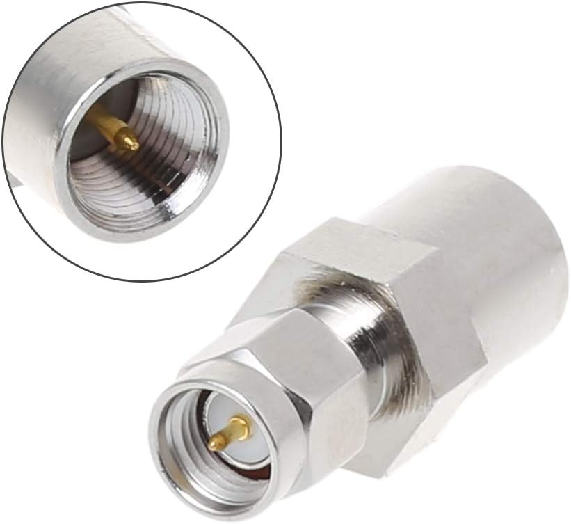 JUNESUN Both Male FME To SMA Plug RF Connector Straight FME/SMA Coaxial Cable Adapter