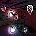 LITTLEGRASS Halloween Props Scary Hanging Severed Head Decorations,Life-Size Bloody Cut Off Corpse Head Ghost Animated Zombie Head for Haunted Houses Party Decor Funny Festive Supplies