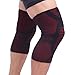 Ultra Flex Knee Braces/Sleeves(1 Pair) Support for Running, Athletics, Jogging, Joint Pain Relief, Arthritis and Injury Recovery, Patella Protection Weightlifting Gym Both Men & Women L-Red