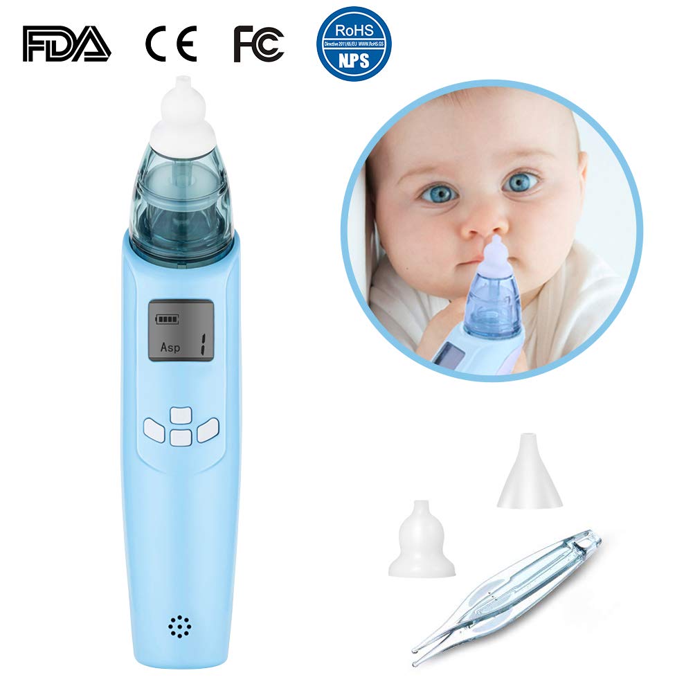 Electric Baby Nasal Aspirator Safe Hygienic FDA Approval Battery