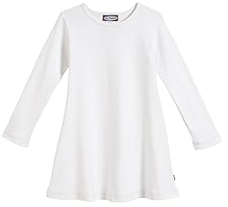City Threads Girls' Cotton Long Sleeve Dress for
