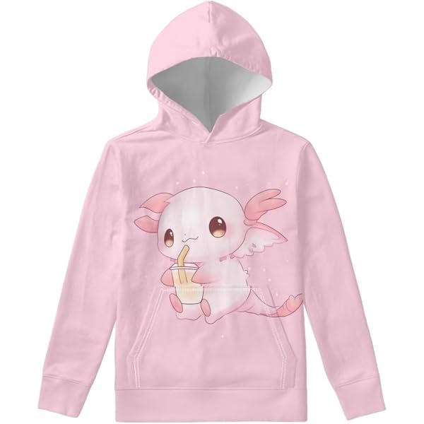 Full Zipper Hoodies For Kids 6-16 Years Cute Outfits For Girls Boys