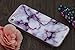 Iphone SE Case, A-Focus Marble Design Sofr Gel TPU Cover Case and Tempered Glass Screen Protector for Iphone 5s/5/SE (Purple)