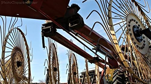 Harvest Time! / Dynamic Image of Hay Rake - Farming Equipment / Rustic / Fine Art Photography Print
