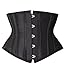 Camellias Women Petite Steel Boned Waist Trainer Corset Short Torso Mesh Body Shaper