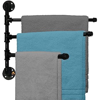 towel outdoor rack pool bathroom swivel mounted arm holder use