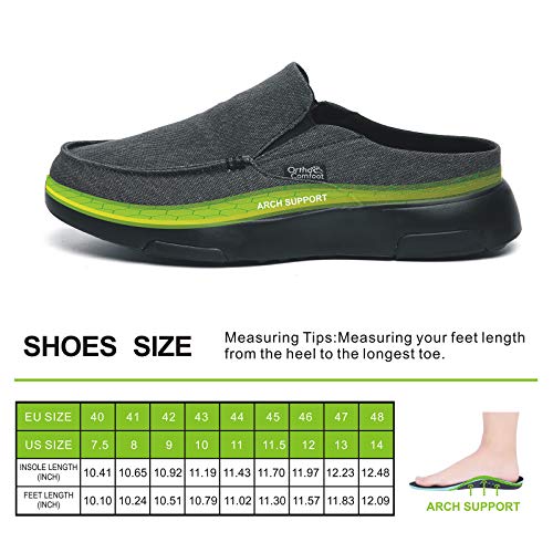 Plantar Fasciitis House Shoes,Extended Widths Best Orthopedic Clog