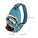 Eshow Women’s Sling Backpack Shoulder Bag Sling Bag Crossbody Bag for Outdoor Cycling Biking Short Traveling Casual Canvas Blue