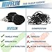 MIFFLIN-USA - Adjustable Safety Breakaway Lanyards for ID Badges, Identification Cards & Name Tags - Black, 36 Inch, Bulk Pack of 100