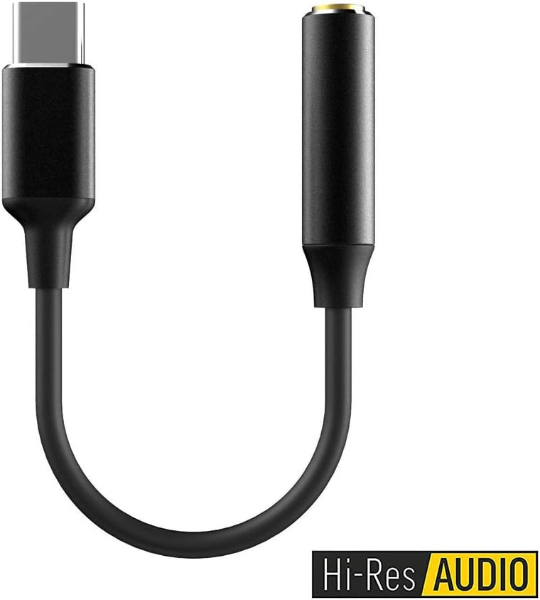 USB C to 3.5mm Female Headphone Jack Audio Adapter. Compatible Google Pixel 2/XL, Essential, Samsung, Motorola, Huawei, Oppo, HTC, MI and More Type c Devices