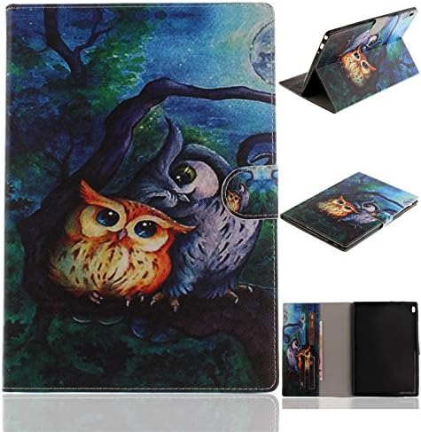 Find box Lenovo Tab 4 10 X 304F Case, Magnetic Closure Silicone PU Wallet Flip Folio Full body Protective Case Cover with Card Slots Shell Stand Case for Lenovo Tab 4 10 X 304F Owl