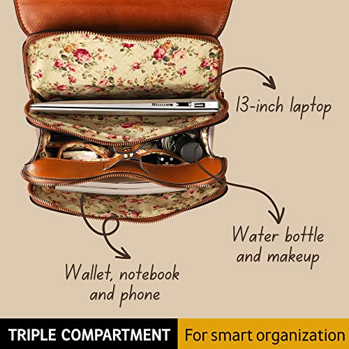 rofozzi Layla Large Backpack Purse for Women 13inch Laptop Backpack