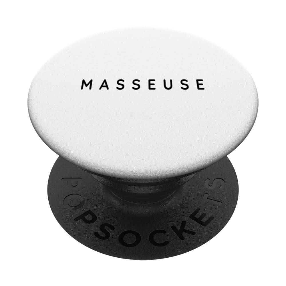 Masseuse / Massage Beginner Contemporary Font PopSockets Swappable PopGrip