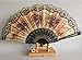 HUNANBANG 1 Dozen 12 Pieces Folding Hand Fans Church Wedding Gift, Party Favors, DIY Decoration Gift Size9 Wholesale 12pack (Flower)