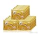 Pilaten Collagen Gold Eye Masks Anti-Puffiness Moisturizing Eye Masks Anti-Aging Masks Collagen Gold Powder Eye Mask (Pack Of 10)