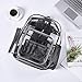 Clear Transparent PVC School Backpack, Heavy Duty Clear Backpack with Laptop Compartment for Work, Security, Sporting Events