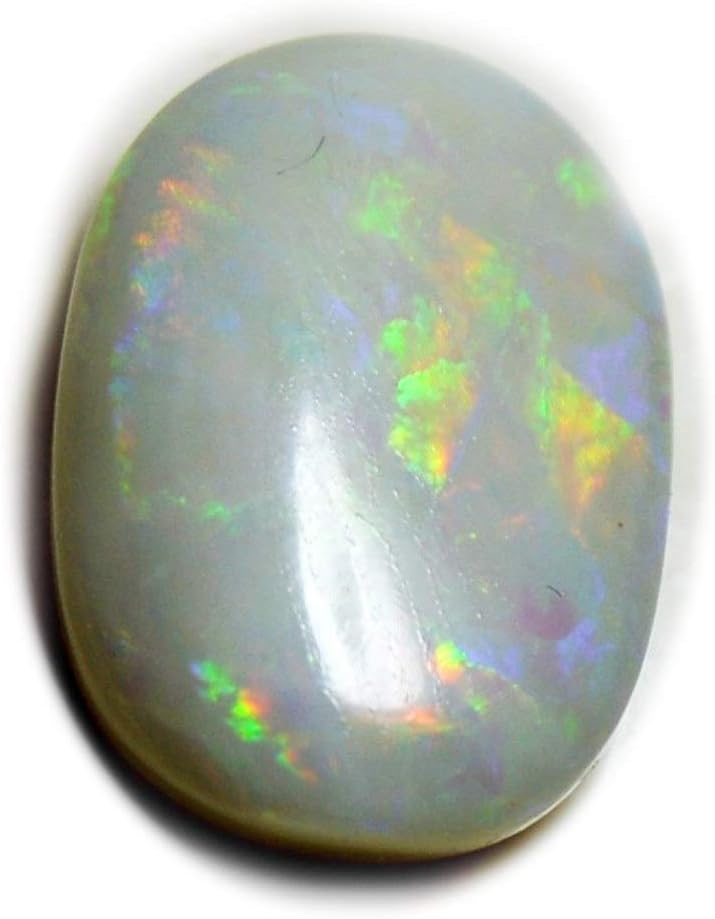 5 Carat Natural Australian Multi Fire Opal Oval Shape October Birthstone Loose Gemstone at Wholesale Rate