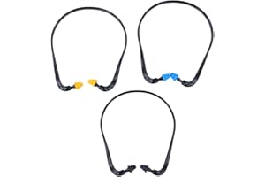 Dokpav 3 PCS Reusable Banded Earplugs, with 10 Silicone Hearing Protection Ear Plugs, Washable Lightweight Comfort Earplugs w