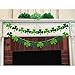 St. Patrick's Day Decorations Sets Themed Hanging Welcome Sign and 2 Strings of Felt Shamrock Clover Garland Banner- St. Patrick 's Day Banner Decor - St. Patrick 's Day Garland Decorations