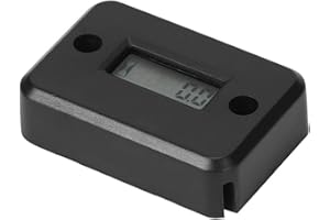 ZDETGU Motorcycle Vibration Hour Meter Timer for Gas Engine with LCD Display