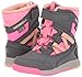 Merrell Kids' Unisex M-Snow Crush Jr Wtrpf Snow Boot, Grey/Coral, 07.0 M US Toddler