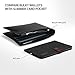 Ringke Flip Card Holder ID Adhesive 3M Premium Stick Fashion Multi-Card Slot Wallet Case Credit Card Cash Pouch Attachment Compatible with Most Smartphones, Android and More - Charcoal Black (2-Pack)