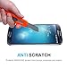 [3 Pack] Samsung Galaxy S4 Tempered Glass Screen Protector,Haodewei [Easy-Install] Bubble Free [Touch Sensitive] Clear Screen Protector+ [ 1 Pack ]Carbon Fiber Back Protector