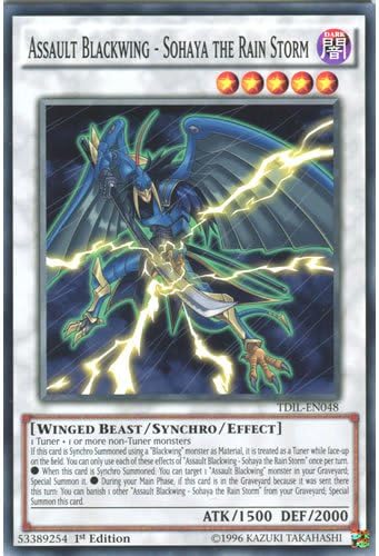 Collectible Card Games Yu Gi Oh Trading Card Game Tdil En049 Assault Blackwing Mint Yugioh Onimaru The Divine Thunder