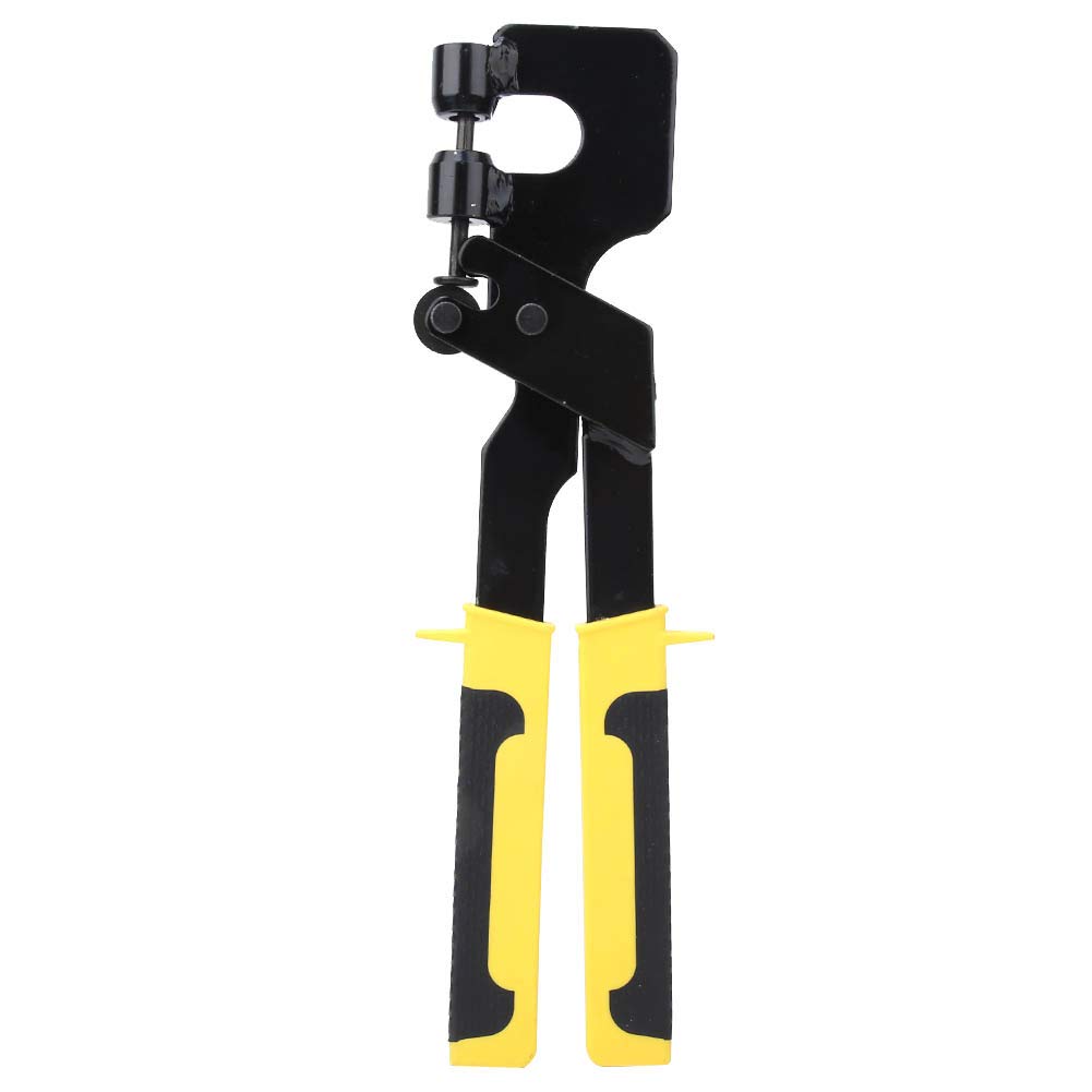Stud Crimping Forceps Chrome Vanadium Alloy Steel 0.39in Forceps Handle Stud Crimper Chromium Vanadium Steel Fastening Tool for Keel Board Renovation Work