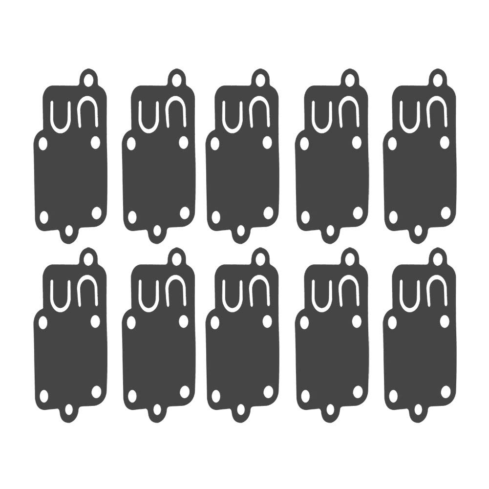 Fdit 10pcs Carburetor Carb Diaphragm Gasket for 270026 272538 272538S, Ideal Replacement