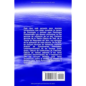 Psicometría - Esquemas de teoría (Tct y Tri) y Ejemplos de Aplicación de cada técnica (Spanish Edition)