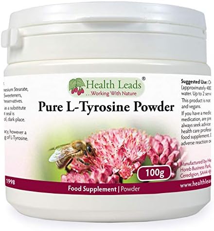 Pure L-Tyrosine Powder 100g, Pharmaceutical Grade, Amino Acids The Building Blocks of Life
