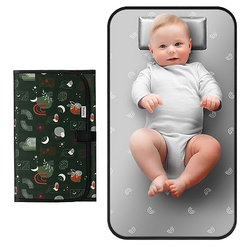 Portable Diaper Changing Pad, Waterproof Foldable Travel Changing