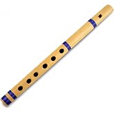 11 Inch Wooden Bamboo Recorder Flute in D Key Woodwind Musical Instrument | Traditional &amp; authentic handmade fipple, 6 finger holes, natural finish, lightweight, fully playable for beginners &amp; practice