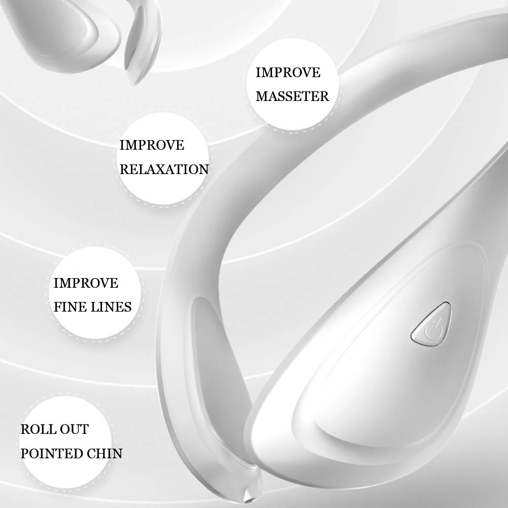 Froomer V-Face Shaping Massager Intelligent Face Lifting Instrument Beauty Double Chin Firm Lift Up Slimming Thining Moisturizing Vibration Facial Instrument,USB Charging: Beauty