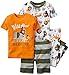 Carter's 4 Piece Pajama Set 321g138, Flipside Orange