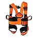 Fusion Climb Rebound Kids Full Body Adjustable Bungee Trampoline Harness 23KN XS Orange