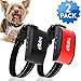 Exuby 2-Pack Friendliest Bark Collar for Small Dogs - No Prongs, No Shock & No Harm - Only Sound & Vibration - Stay in Control with 7 Levels of Intensity - Rechargeable - Most Humane No Bark Collar