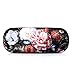 EZESO Fabrics Metal Floral Retro Light Portable Eyeglasses Case (A)